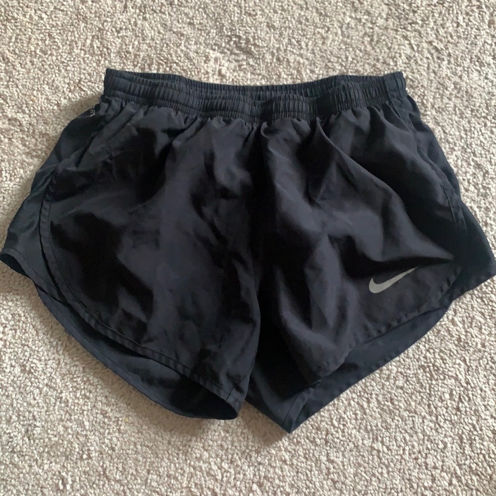 Nike dri fit black running shorts